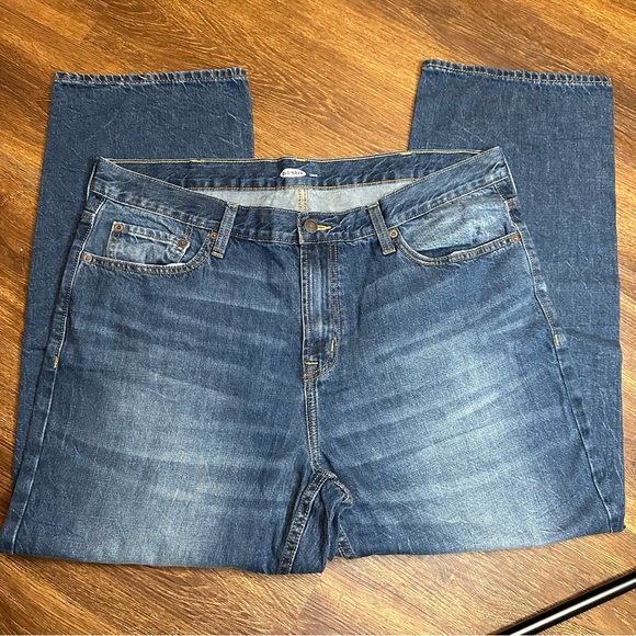 Old Navy Men’s Denim Jeans Loose Fit Size 40x30 - Picture 1 of 7